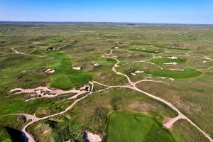 Sand Hills Front Nine Aerial